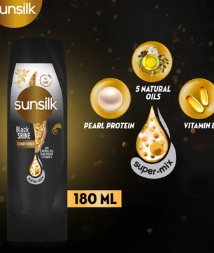 Sunsilk Black Shine Conditioner 180Ml