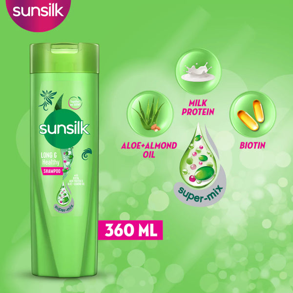 Sunsilk Long & Healthy Shampoo 360Ml