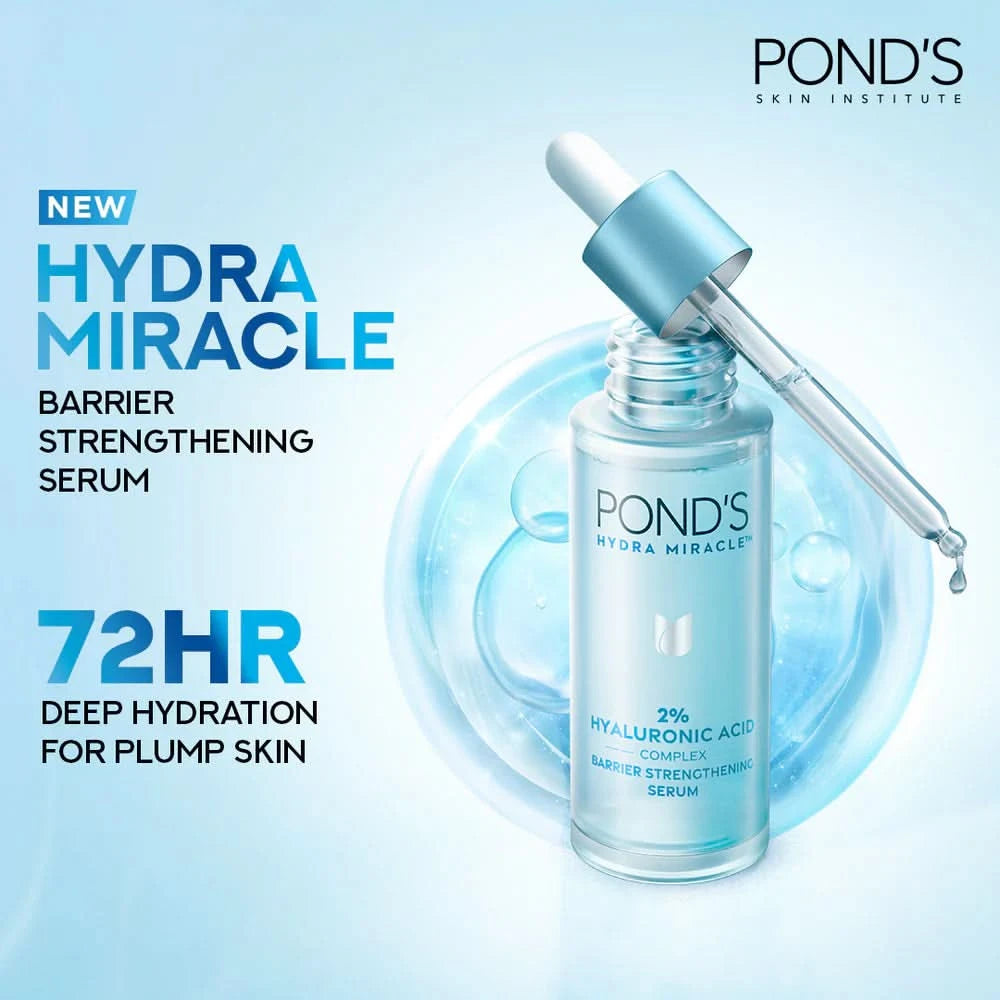 POND'S HYDRA MIRACLE SERUM 15ML GET FREE JADE Roller
