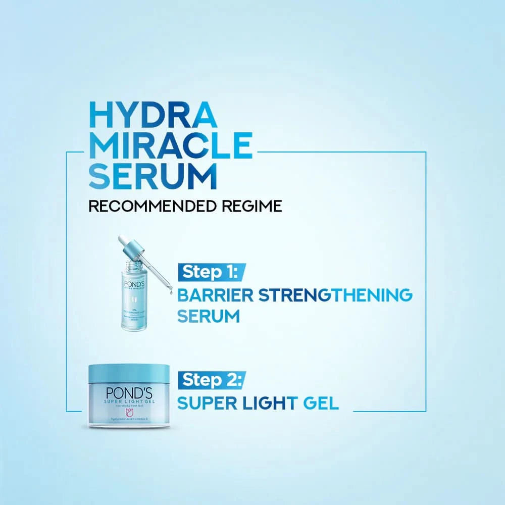 POND'S HYDRA MIRACLE SERUM 15ML GET FREE JADE Roller