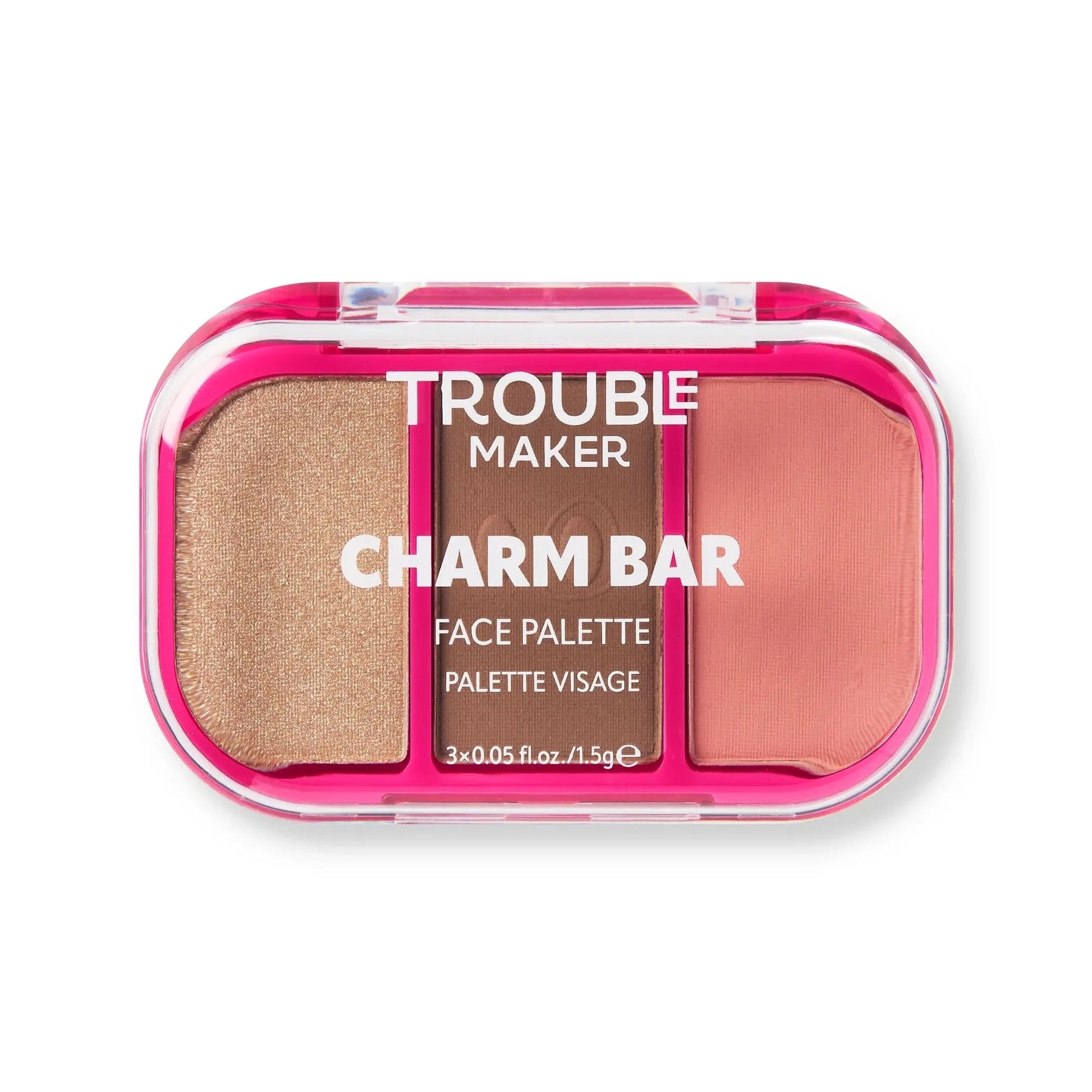 Trouble Maker Charm Bar Face Trio Palette Good Luck 4.5gm