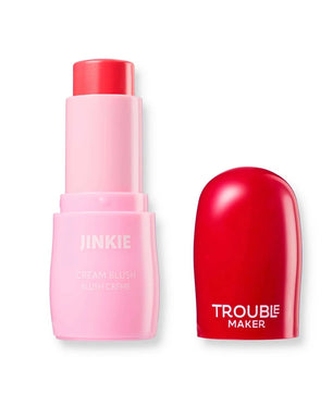 Trouble Maker Jinkie Stick Cream Blush Cheer Up Hot Pink