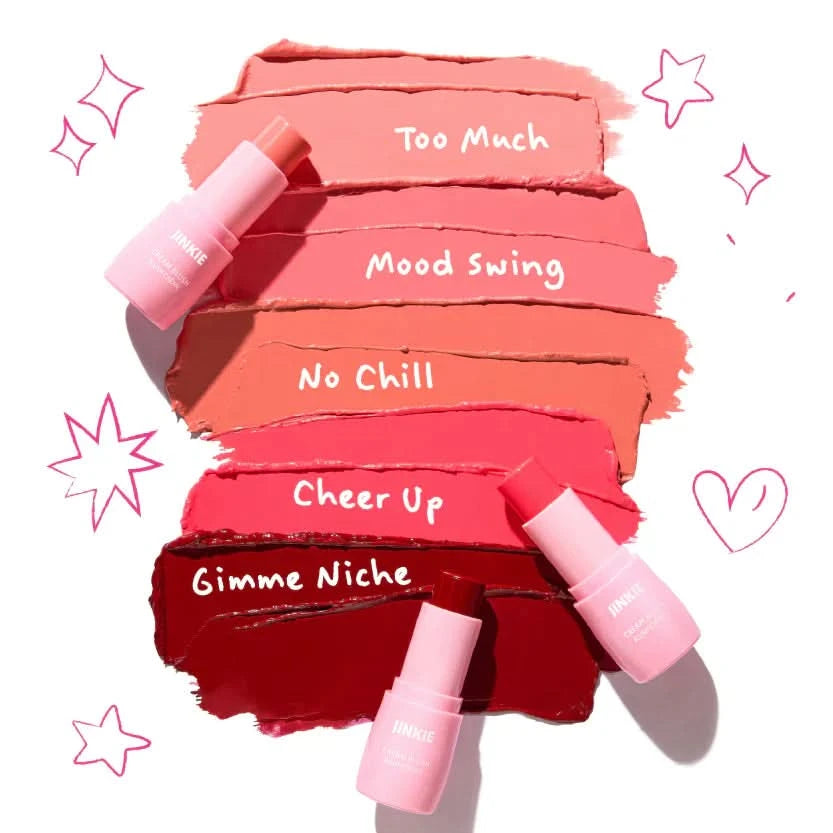Trouble Maker Jinkie Stick Cream Blush Too Much Baby Pink