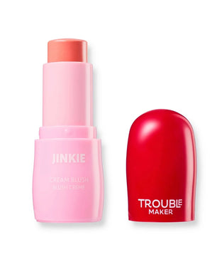 Trouble Maker Jinkie Stick Cream Blush Too Much Baby Pink