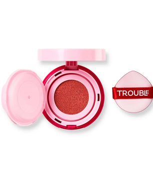 Trouble Maker Press Play Blush Cushion On Repeat Rosie Pink 4gm