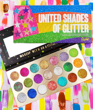 United Shades of Glitter 21 Pressed Glitter Palette