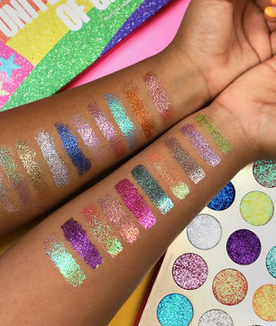 United Shades of Glitter 21 Pressed Glitter Palette