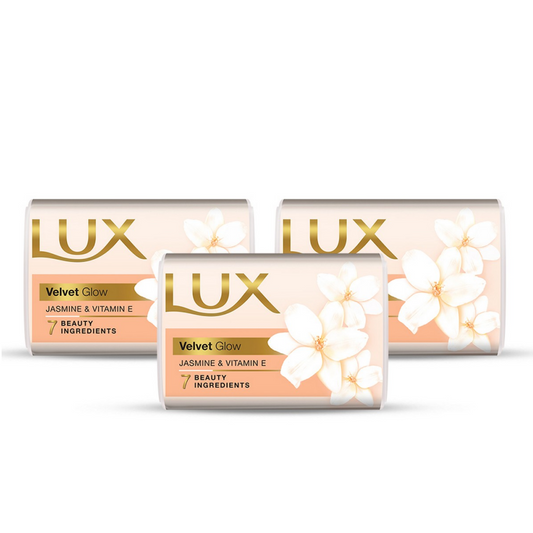 Lux Soap Velvet Touch White Trio 100Gm