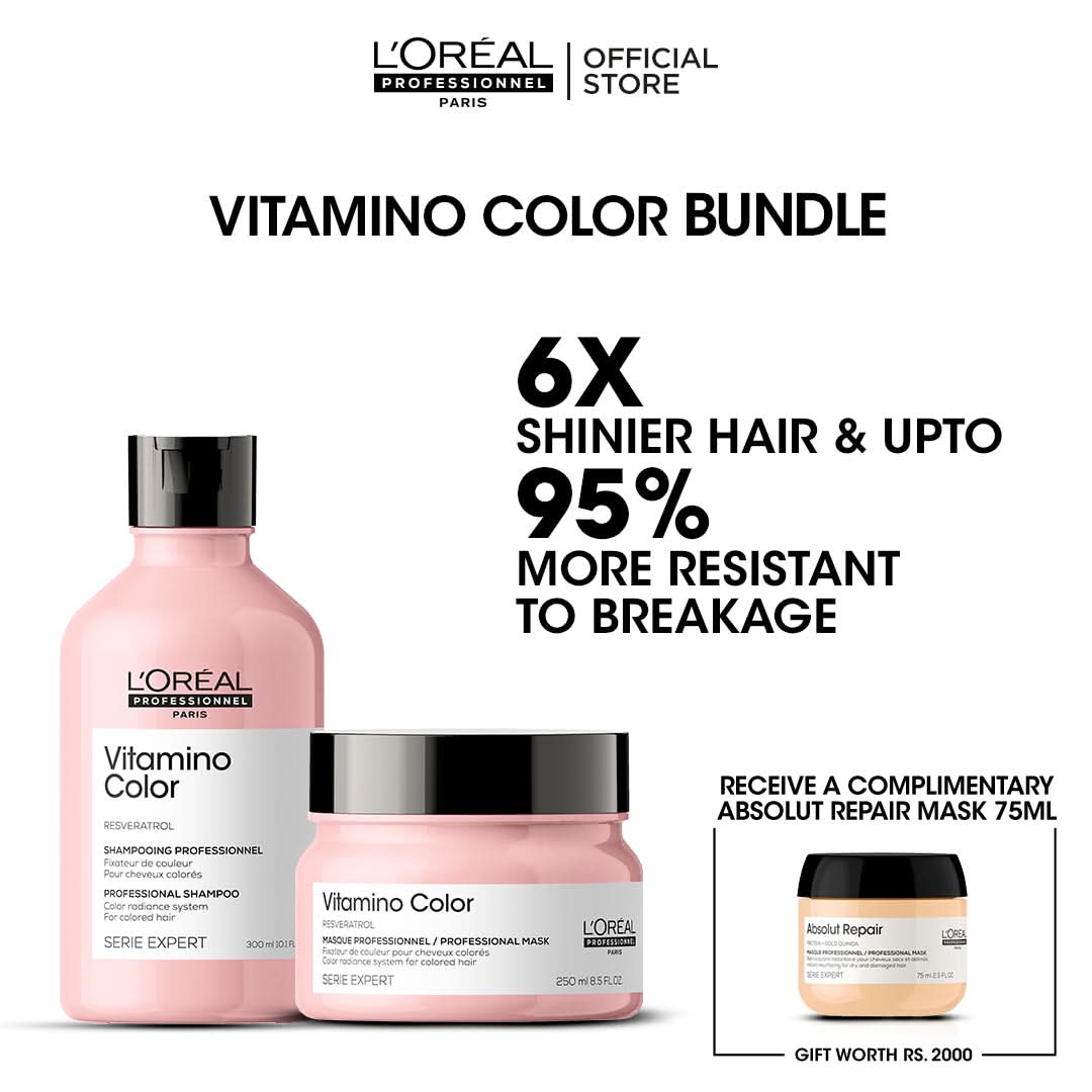 Viamino Color Bundle + Free Absolute Repair Mask 75ml