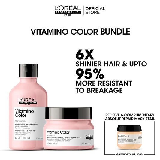 Viamino Color Bundle + Free Absolute Repair Mask 75ml