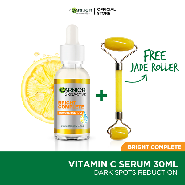 Buy Garnier Vatamin C Serum 30ml & Get Free Jade Roller