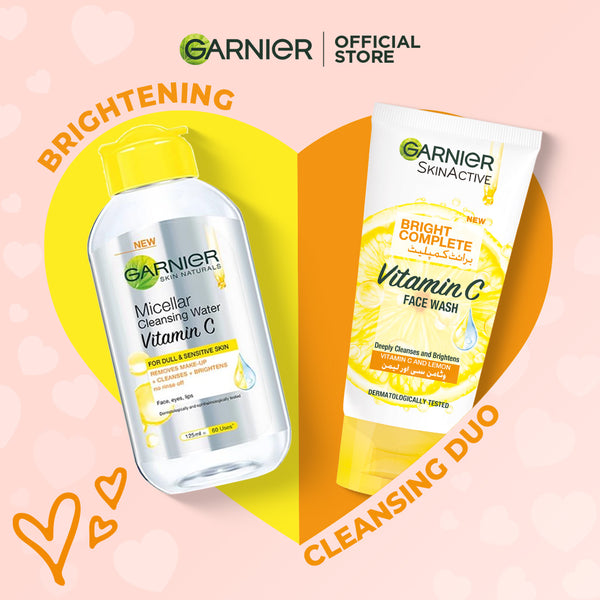 Anti-Acne Cleansing Duo - Vit C Facewash 100ml & Micellar 125ml