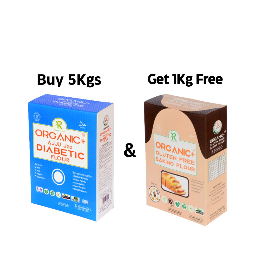 Buy 5Kgs Diabetic flours and get 1Kg Baking Flour free.