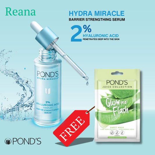 Pond's Serum 30 ml + Free Face Mask - Aloe Vera