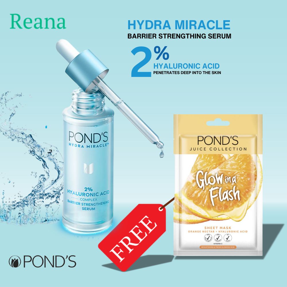 Pond's Serum 30 ml + Free Face Mask - Vitamin C