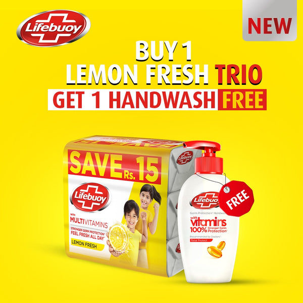 BUY 1 LEMON FRESH TRIO GET 1 HANDWASH FREE
