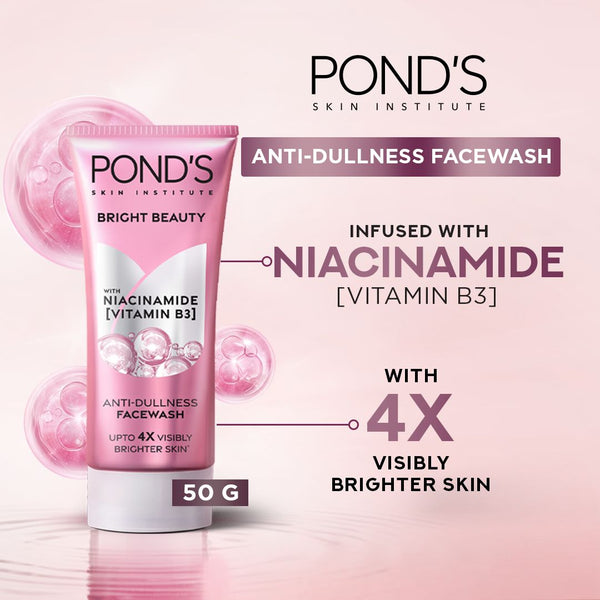 Ponds Bright Beauty Face Wash Spot Less Glow 50Gm