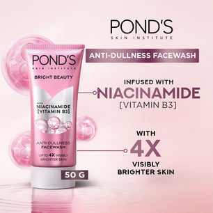 Ponds bright beauty face wash spot less glow 50gm