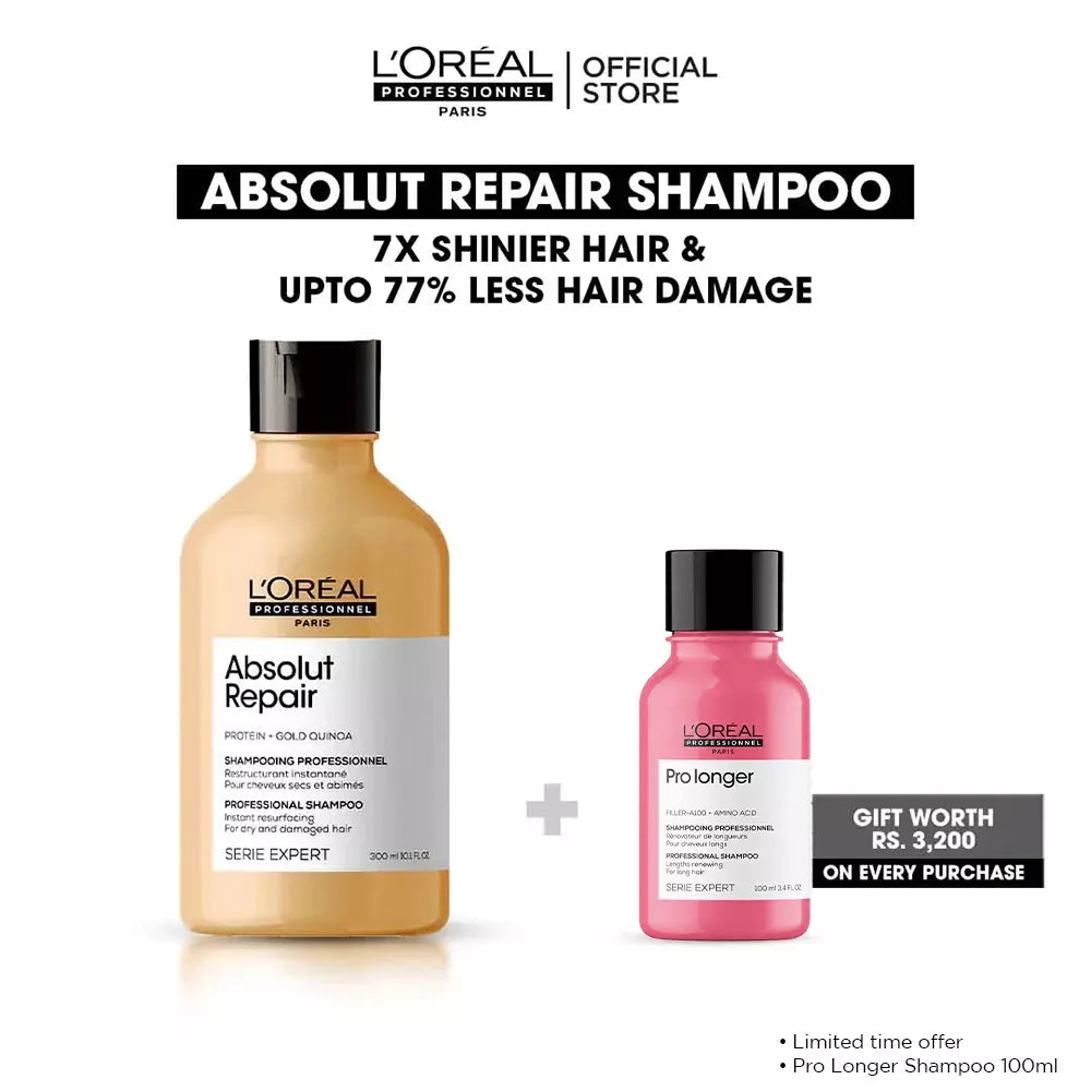 Buy Absolut Repair Shampoo & Get Free Prolonger Shampoo 100ml