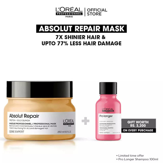 Buy Absolut Repair Mask & Get Free Prolonger Shampoo 100ml