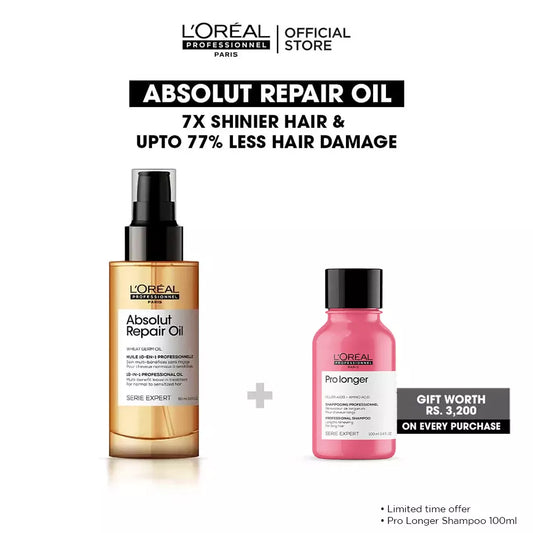 Buy Absolut Repair Oil & Get Free Prolonger Shampoo 100ml