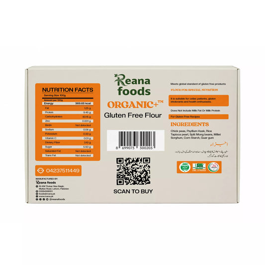 Organic+ All Purpose Gluten Free flour 4Kgs