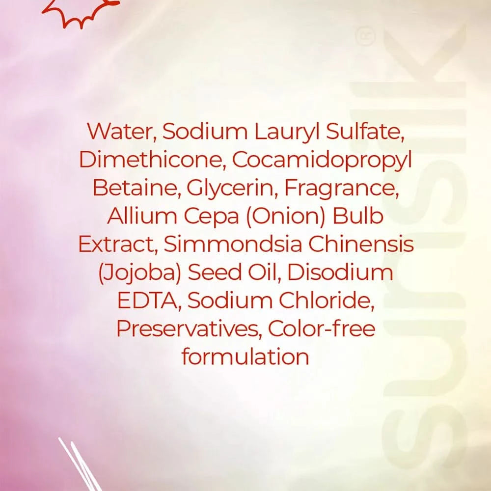 sunsilk onion & jojoba oil shampoo 205ml