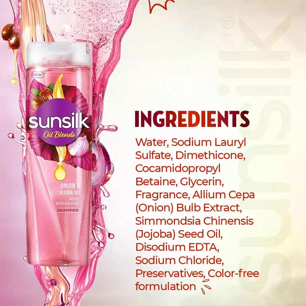 sunsilk onion & jojoba oil shampoo 205ml