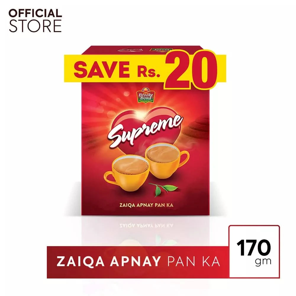 Brooke Bond Supreme Tea - 170g - Save Rs. 20