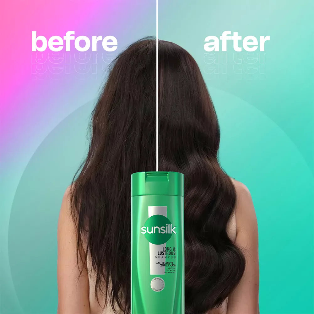 SUNSILK LONG AND HEALTHY SHAMPOO 185ML
