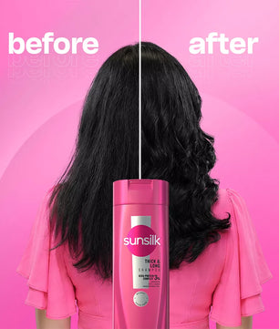 SUNSILK THICK AND LONG SHAMPOO 185 ml