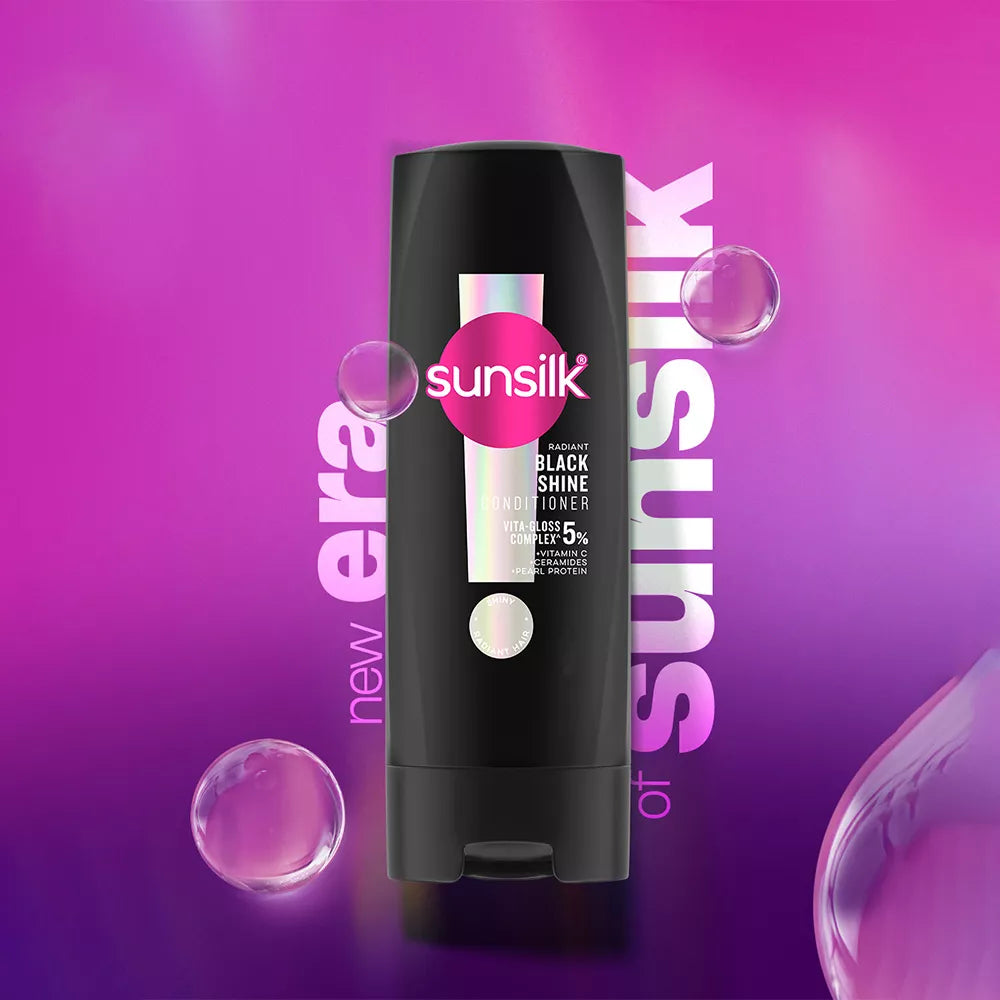 SUNSILK BLACK SHINE CONDITIONER 180ML