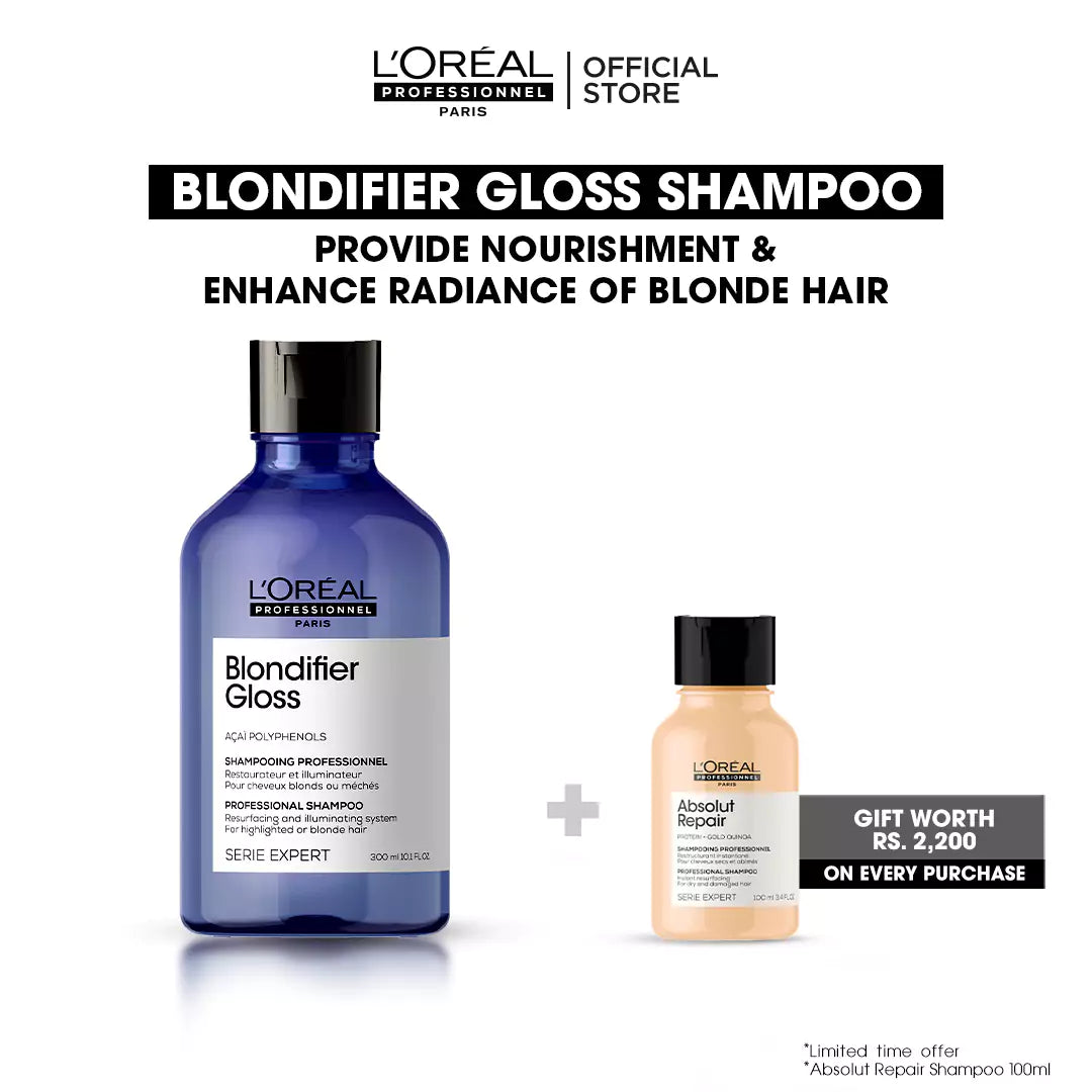 Blondifier Gloss Supreme Deal + Absolute Repair Shampoo 100 ml