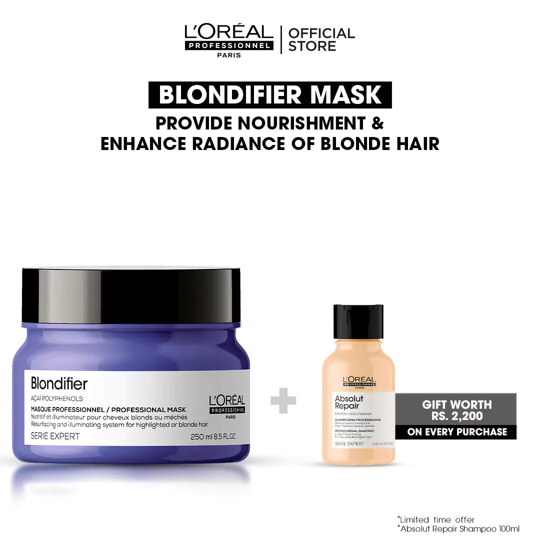 Blondifier Mask Supreme Deal + Absolute Repair Shampoo 100 ml