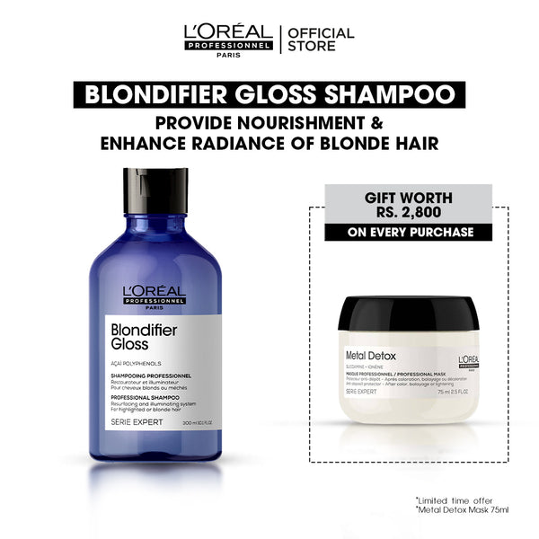 Buy Blondifier Shampoo & Get Free Metal Detox Mask 75 ml