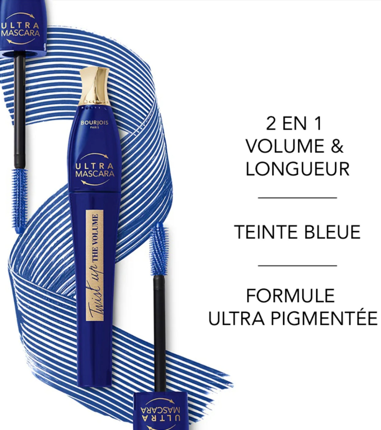 BJS - Twist Up The Volume Mascara - 03 Ultra-Blue