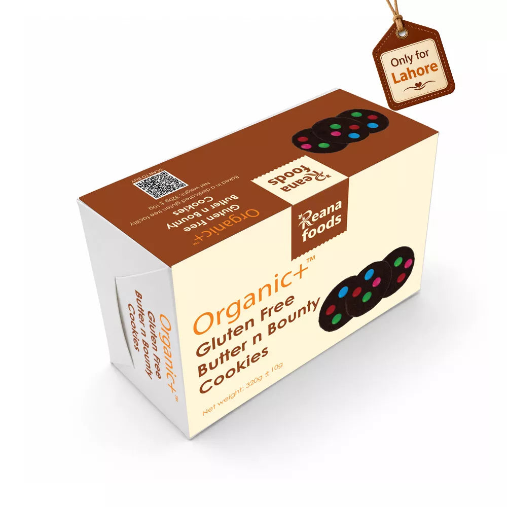 Organic + Gluten Free Butter n Bounty Cookies - 320g