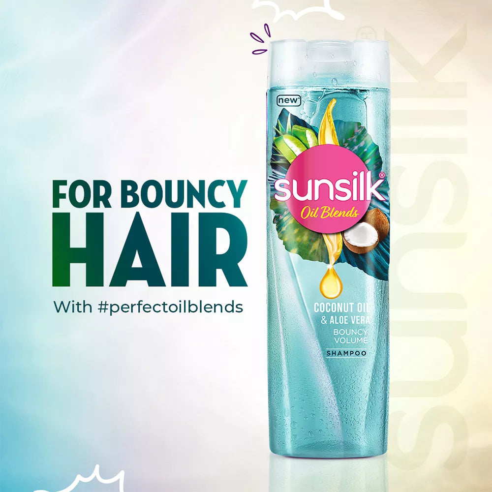 SUNSILK COCONUT AND ALOE VERA SHAMPOO 380ML