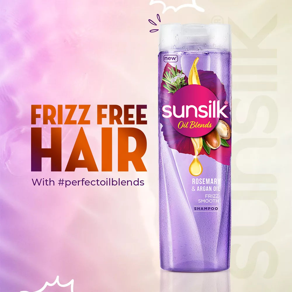 SUNSILK ROSEMARY AND ARGAN OIL SHAMPOO 380ML