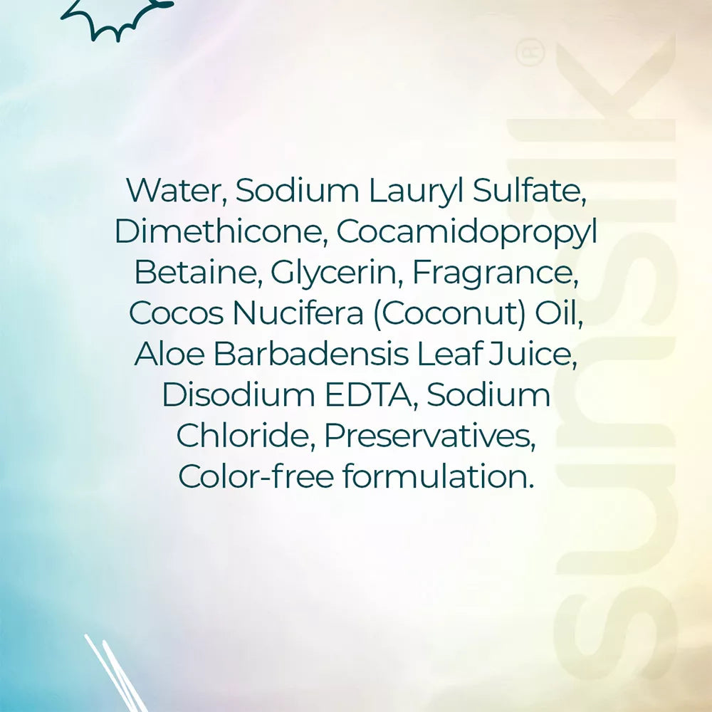 SUNSILK COCONUT AND ALOE VERA SHAMPOO 380ML