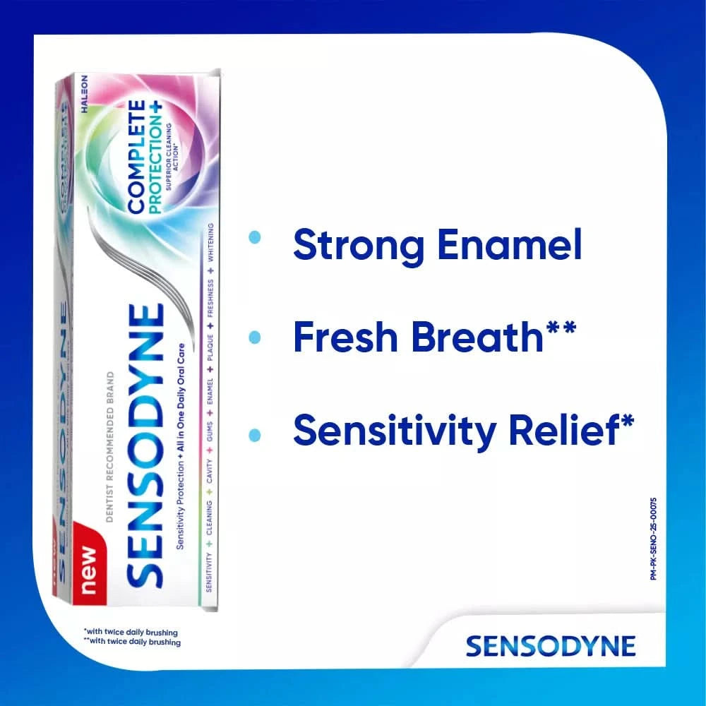 Sensodyne Complete Protection + Superior Cleaning Action Toothpaste 70g