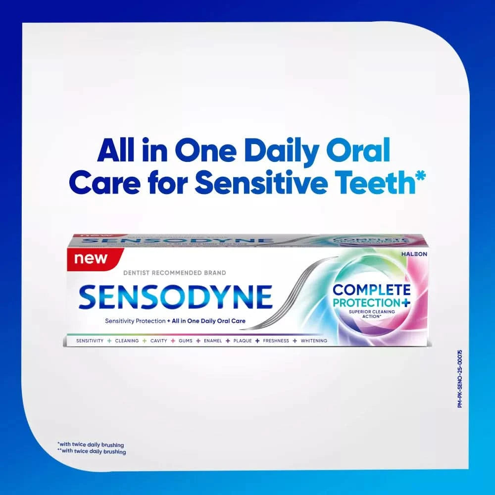 Sensodyne Complete Protection + Superior Cleaning Action Toothpaste 70g