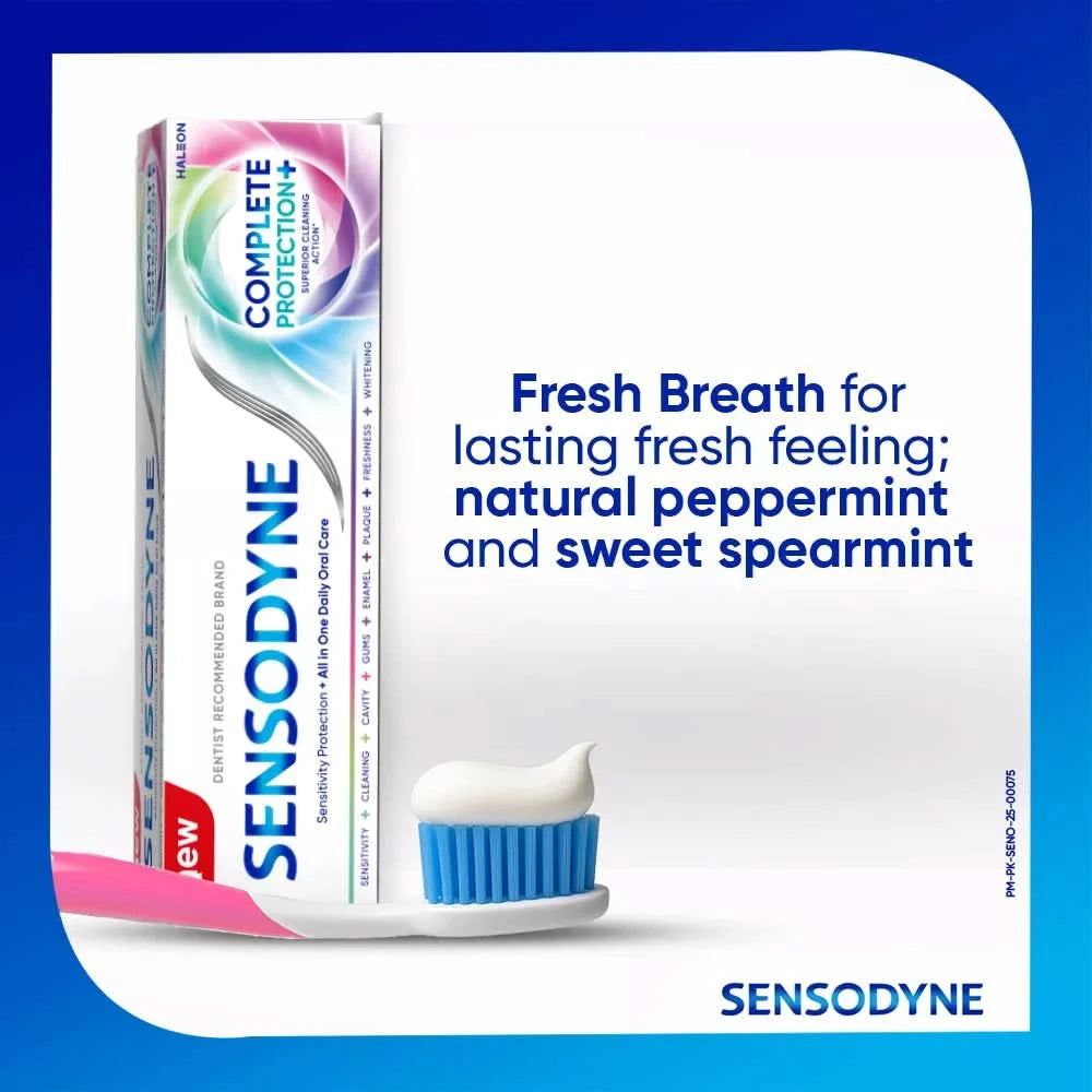 Sensodyne Complete Protection + Superior Cleaning Action Toothpaste 70g
