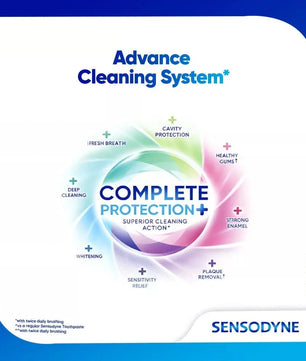 Sensodyne Complete Protection + Superior Cleaning Action Toothpaste 70g
