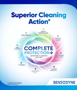 Sensodyne Complete Protection + Superior Cleaning Action Toothpaste 70g