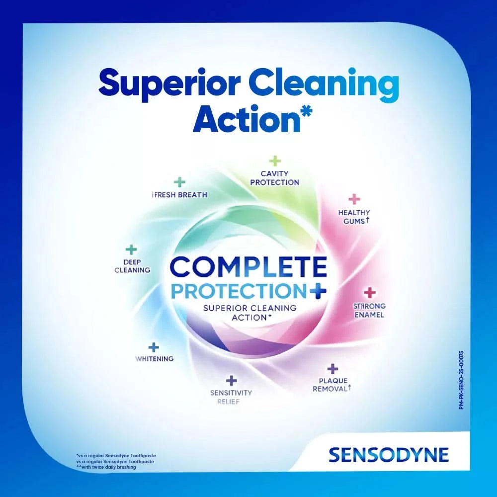 Sensodyne Complete Protection + Superior Cleaning Action Toothpaste 70g