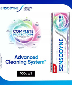 Sensodyne Complete Protection + Superior Cleaning Action Toothpaste 100g
