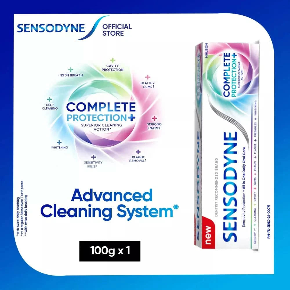 Sensodyne Complete Protection + Superior Cleaning Action Toothpaste 100g