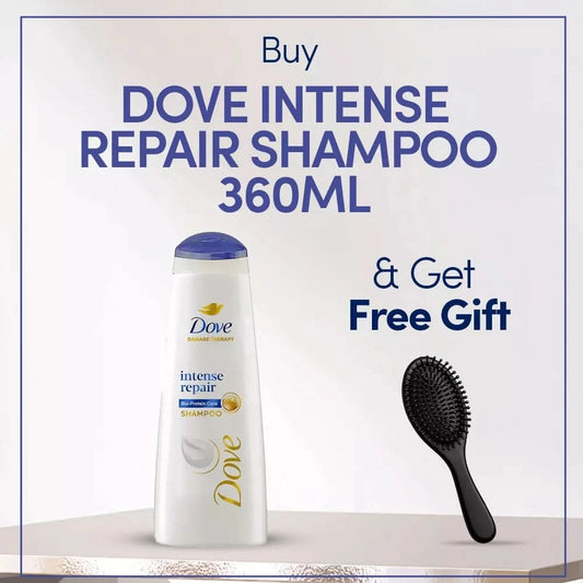 BUY DOVE INTENSE REPAIR SHAMPOO 360ML &  GET FREE GIFT