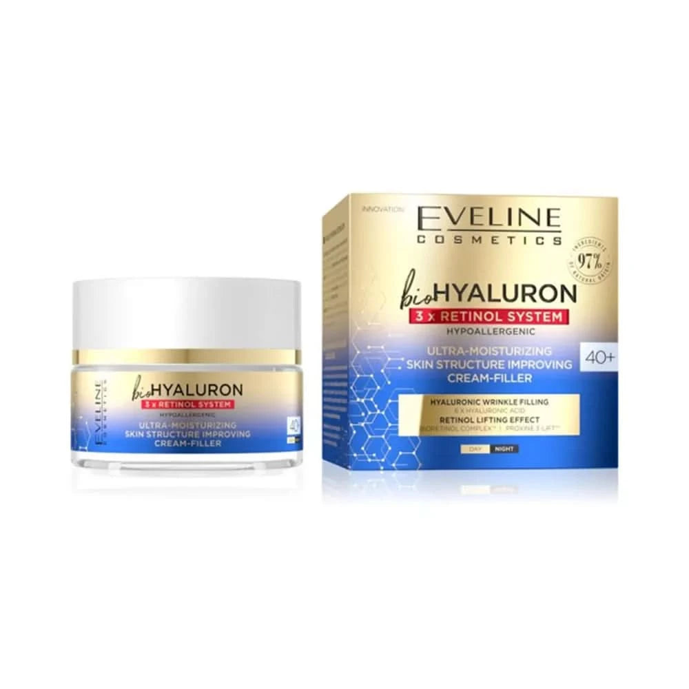 Eveline Bio Hyaluron 3X Retinol Cream 40+ 50ml